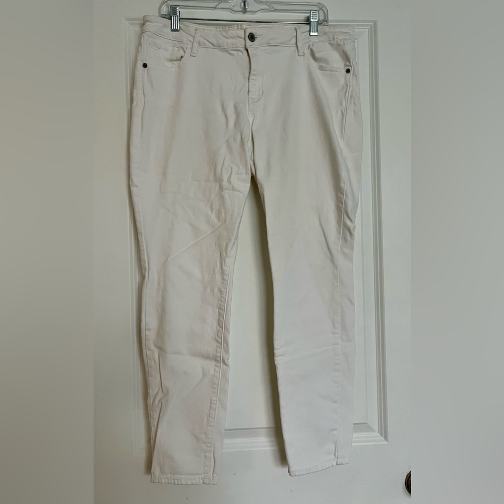 Old Navy White Skinny Jeans (14) 👖